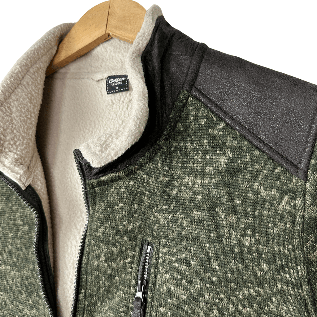 Cotton Traders Sherpa Lined Jacket Large - Funkify