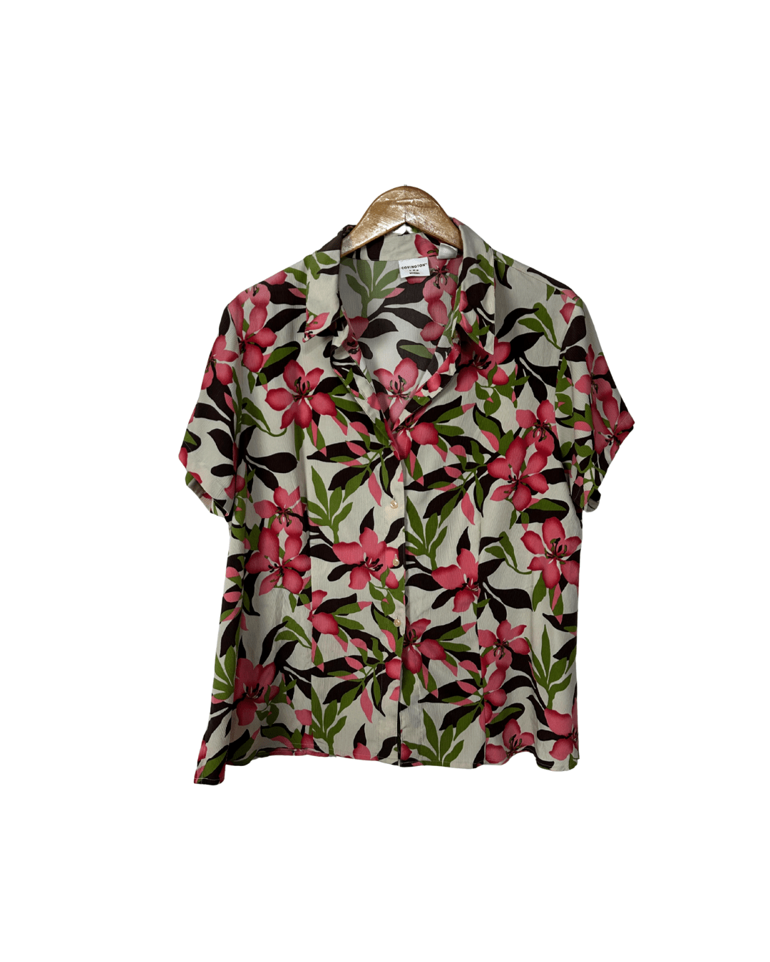 Covington Women's Shirt Size 1X (16W - 18W) Plus Size - Generous/Oversized Fit - Funkify
