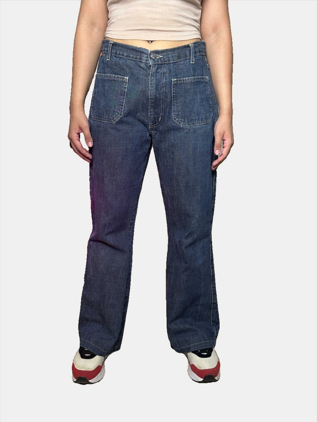 Crazy Y2K style women's jeans