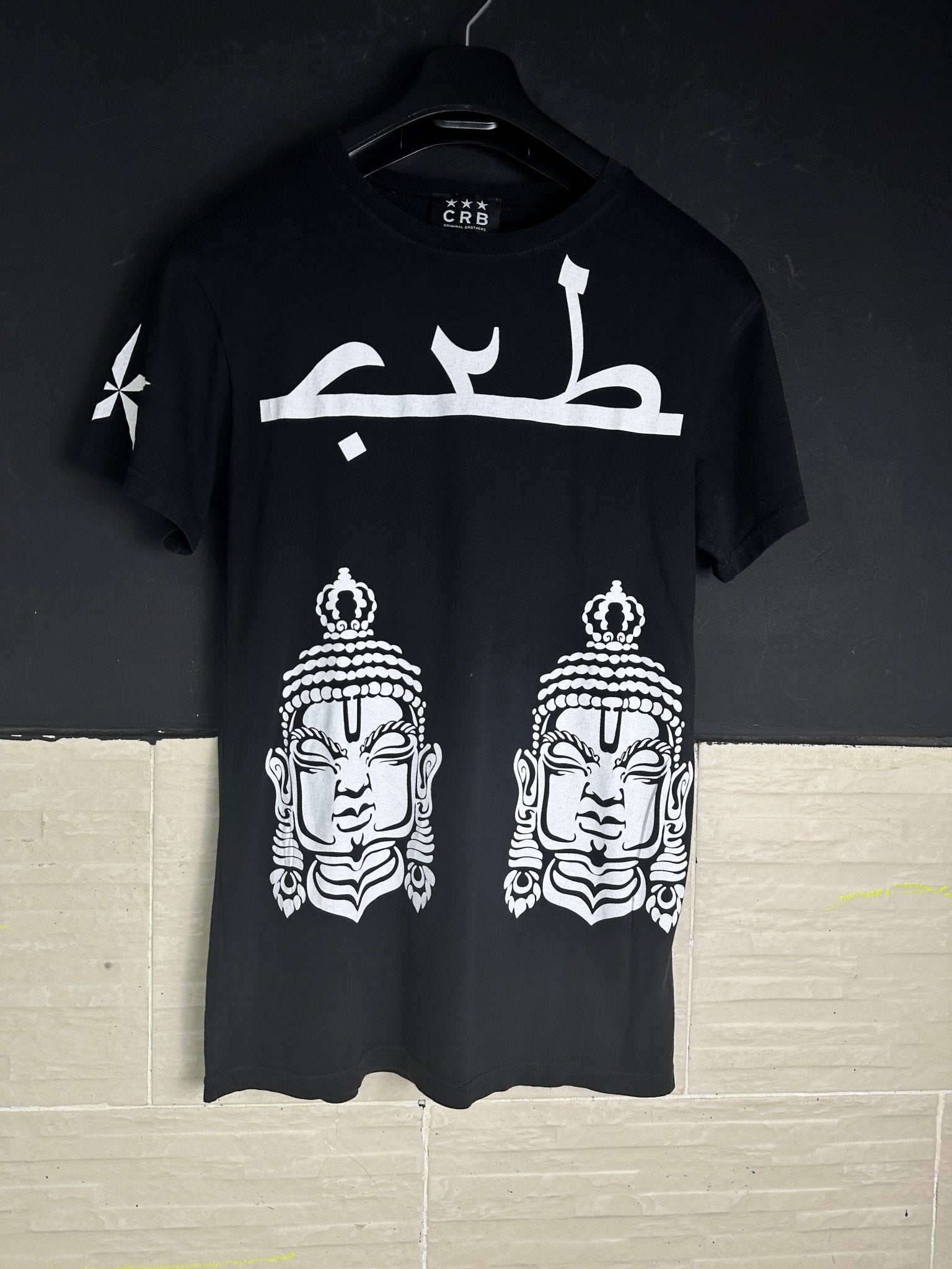 Criminal Brothers Sanskrit T-Shirt Medium - Funkify