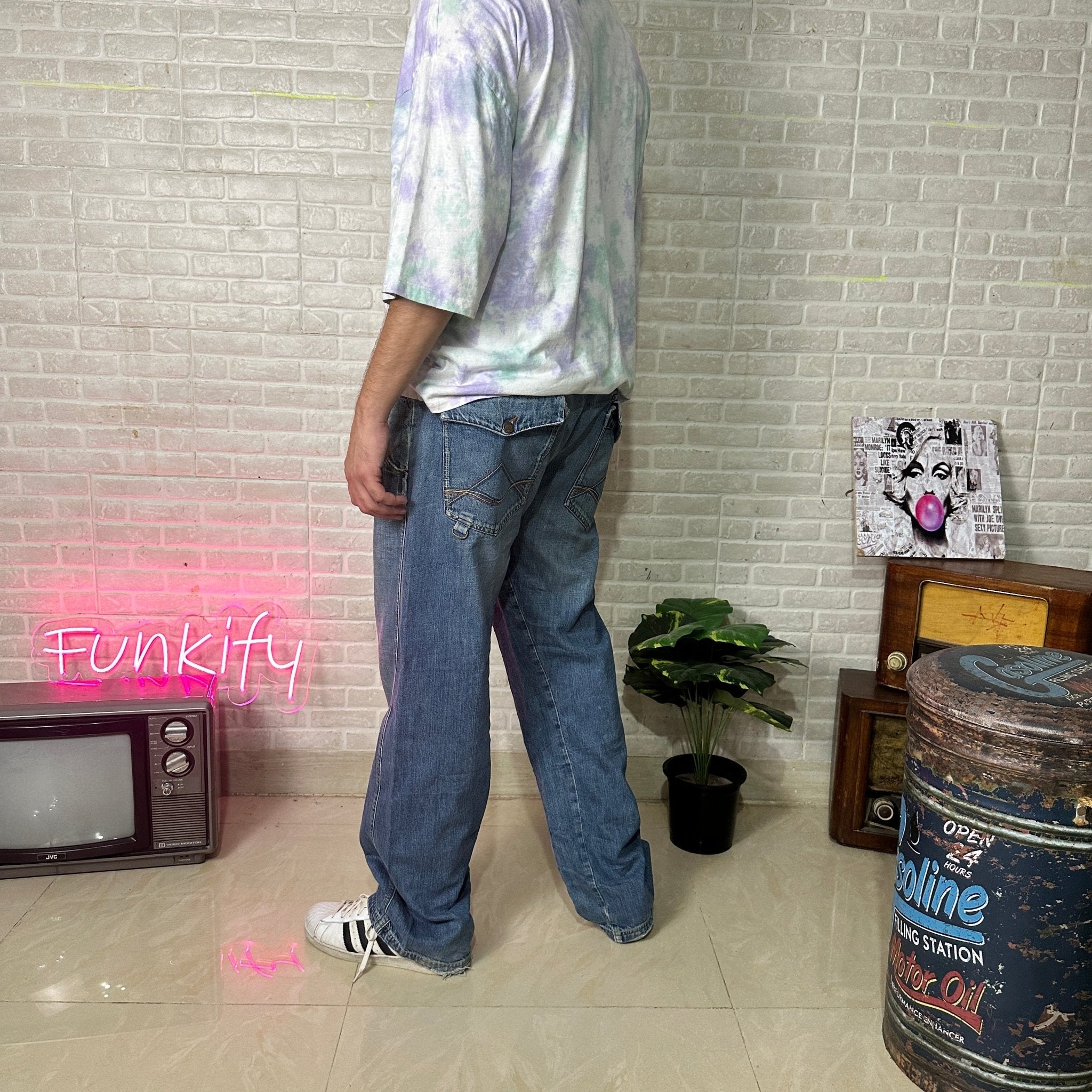 CRMJ Men's Denim Jeans - Funkify