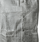 Crocodile Pattern Vest, Slip-on Necktie & Boutonnière Set Large - Funkify