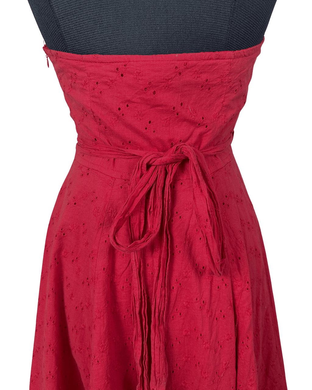 Crossroads Halter Neck Red Dress - Size 10 - Funkify