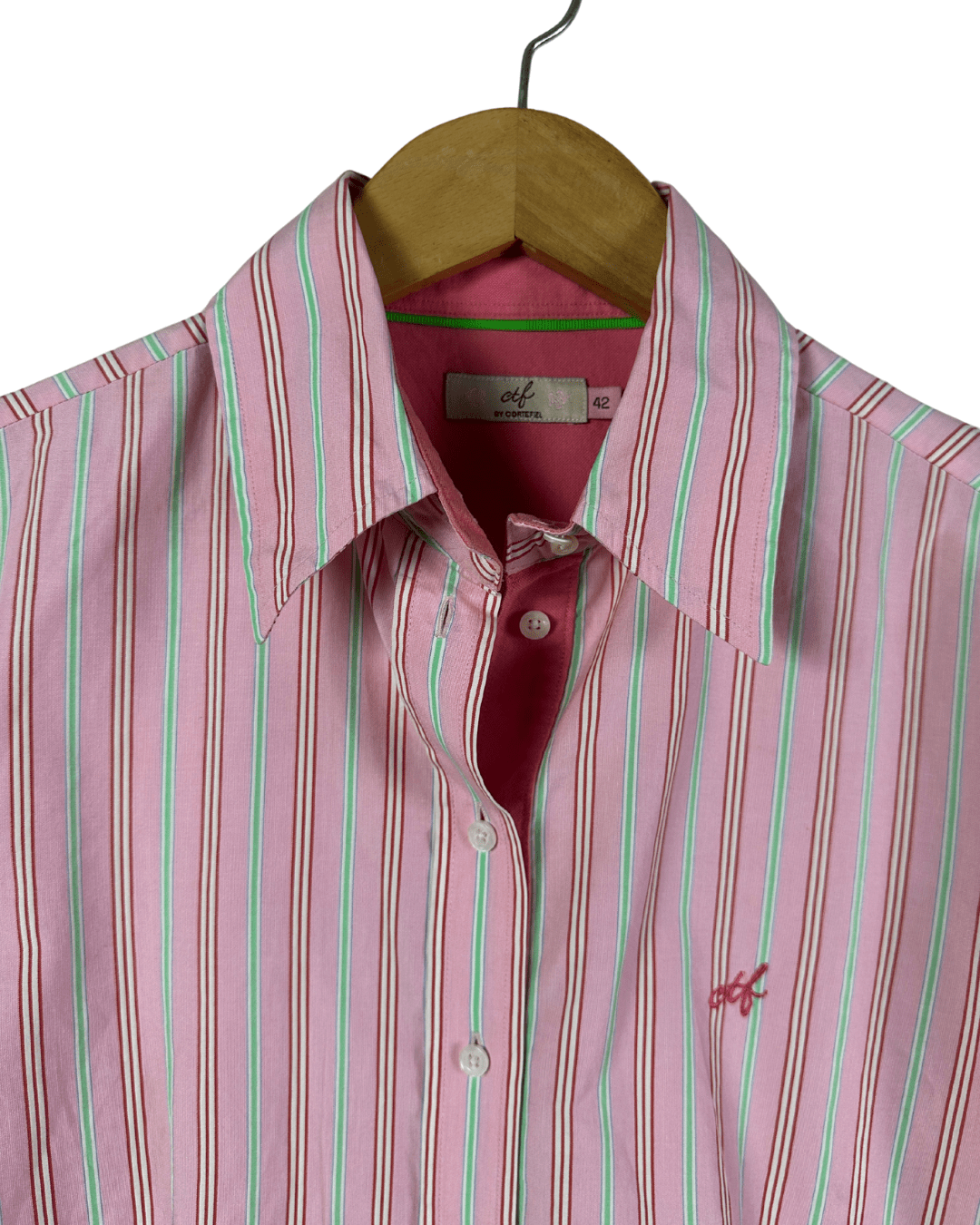 CTF Cortefiel Striped Women's Shirt Lage - Funkify