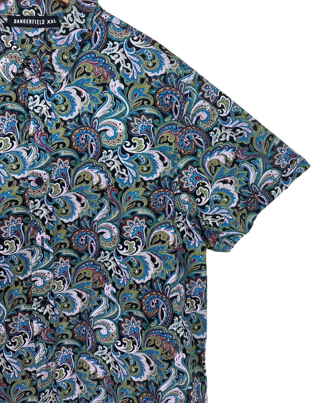 Dangerfield Paisley Shirt - 2XL - Funkify