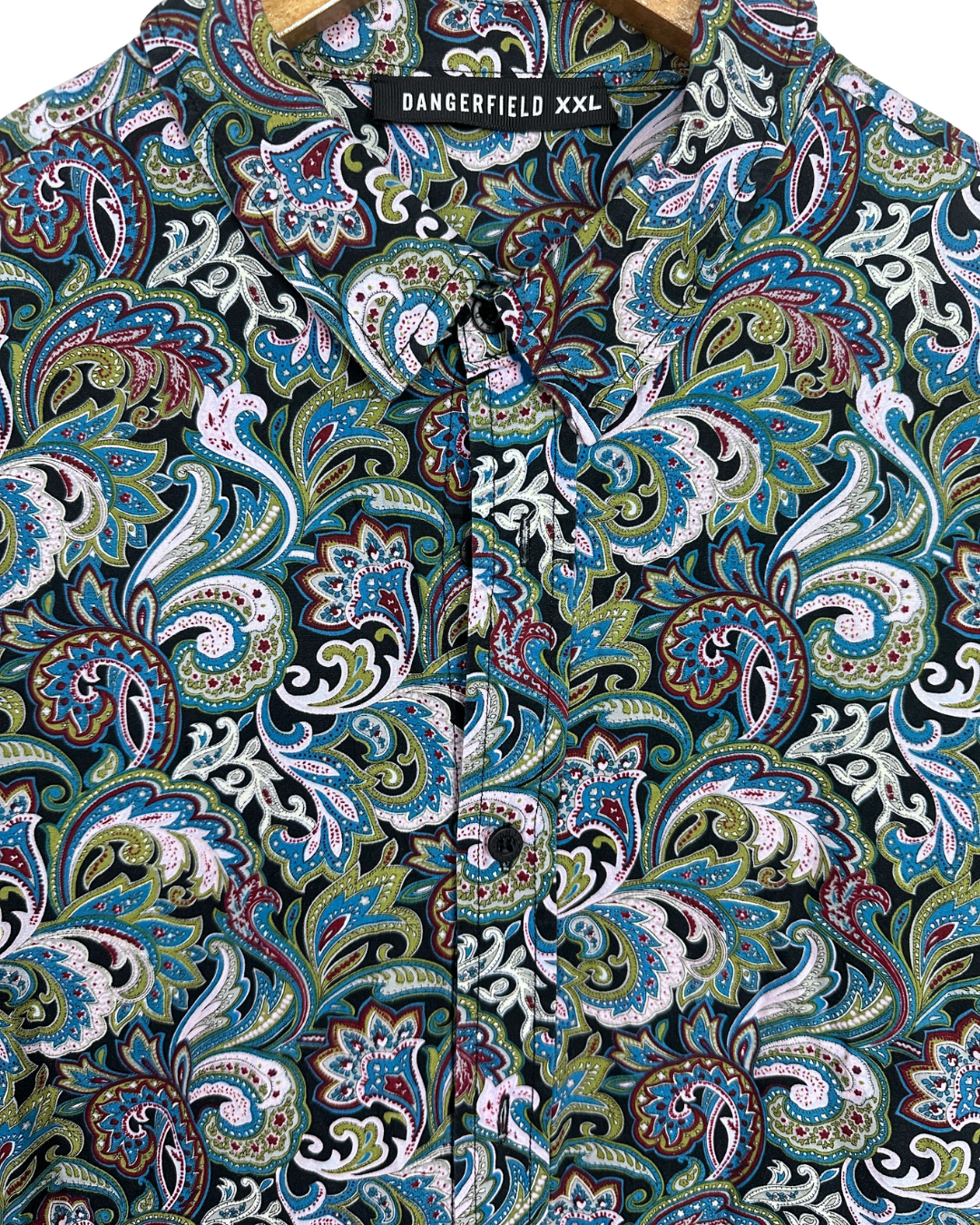 Dangerfield Paisley Shirt - 2XL - Funkify