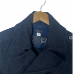 Dark Gray Diesel Women's Coat Medium - Funkify
