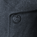 Dark Gray Diesel Women's Coat Medium - Funkify
