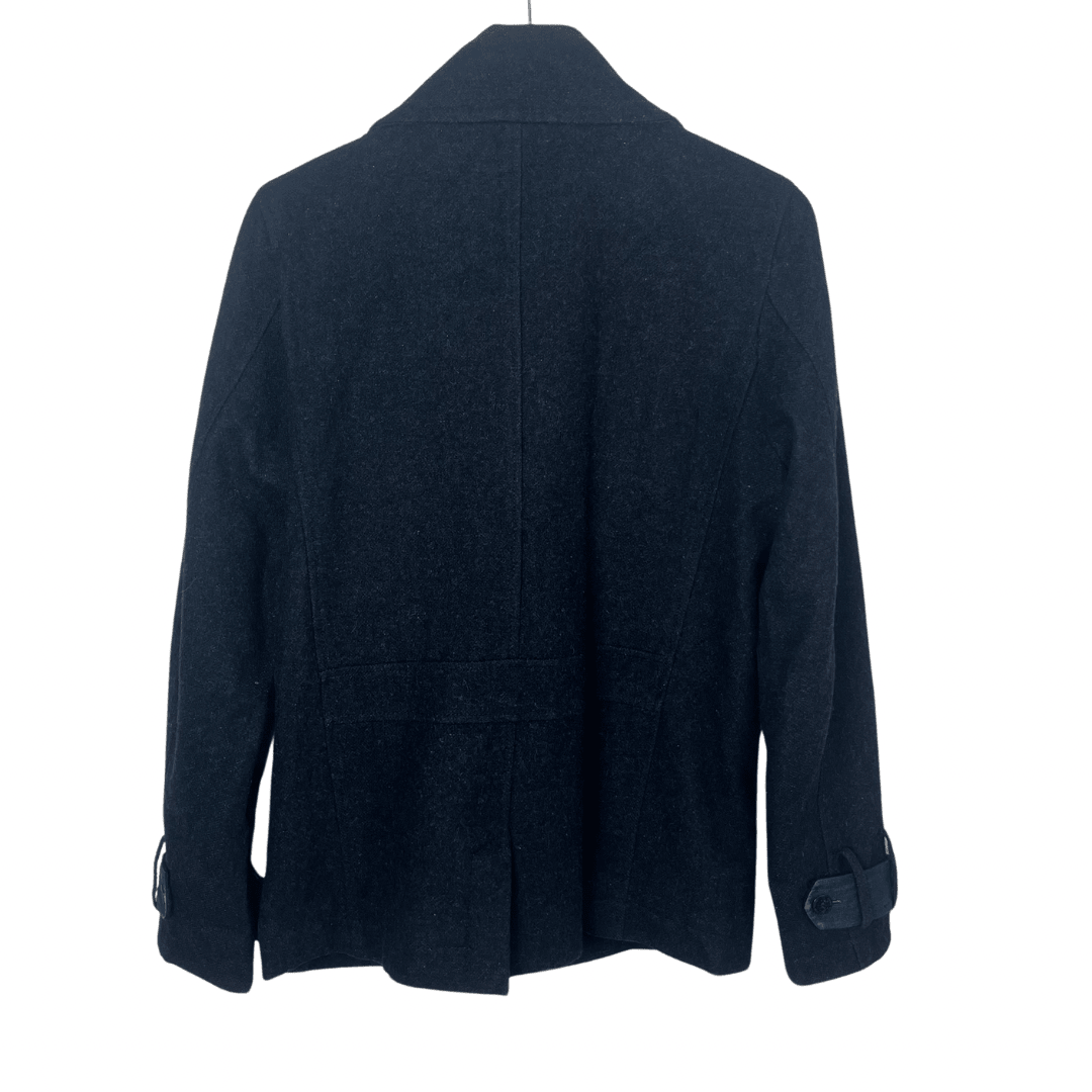Dark Gray Diesel Women's Coat Medium - Funkify