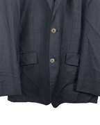 Dark gray pure virgin wool blazer, size 50