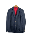 Dark gray pure virgin wool blazer, size 50