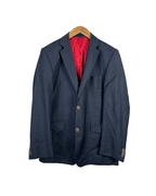 Dark gray pure virgin wool blazer, size 50
