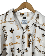 David Carey Letter Print Shirt - 2XL - Funkify