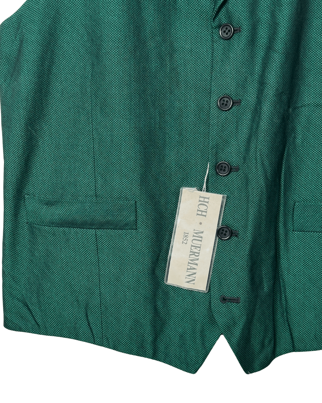 Deadstock 80s HCH Muermann Silk - Lined Vest - Medium - Funkify