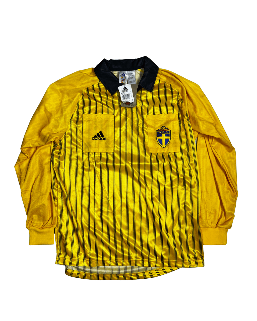 Deadstock Mens 1999-00 Sweden FA adidas Referee Shirt - Large - Funkify