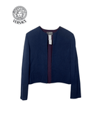 Deadstock Vintage Gianni Versace Couture Wool Women's Open Front Blazer - Funkify