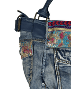 Desigual Mc Bee Ethnic Deluxe Denim Handbag - Funkify