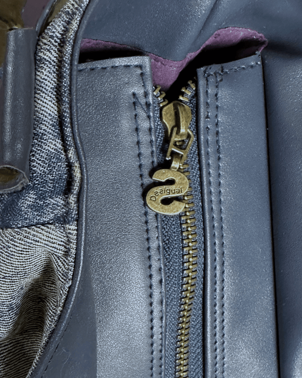 Desigual Mc Bee Ethnic Deluxe Denim Handbag - Funkify