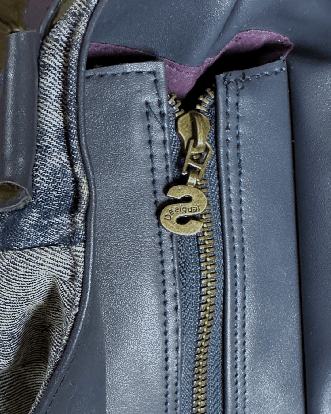 Desigual Mc Bee Ethnic Deluxe Denim Handbag - Funkify