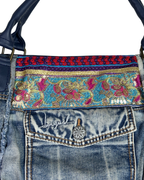 Desigual Mc Bee Ethnic Deluxe Denim Handbag - Funkify