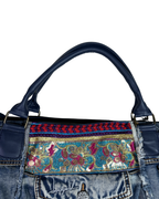 Desigual Mc Bee Ethnic Deluxe Denim Handbag - Funkify