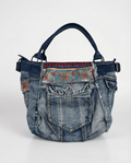 Desigual Mc Bee Ethnic Deluxe Denim Handbag - Funkify