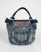 Desigual Mc Bee Ethnic Deluxe Denim Handbag - Funkify