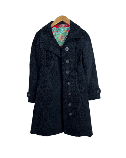 Desigual Women's Floral Pattern Coat - EU 36 - Funkify