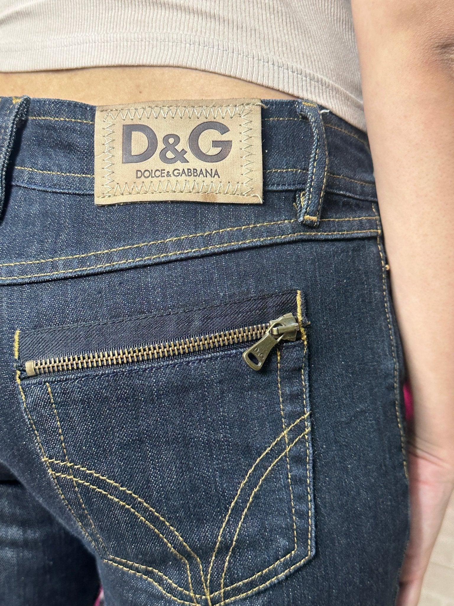D&G Y2K 'Wonder' Very Tight Low-rise Women's Jeans - Funkify