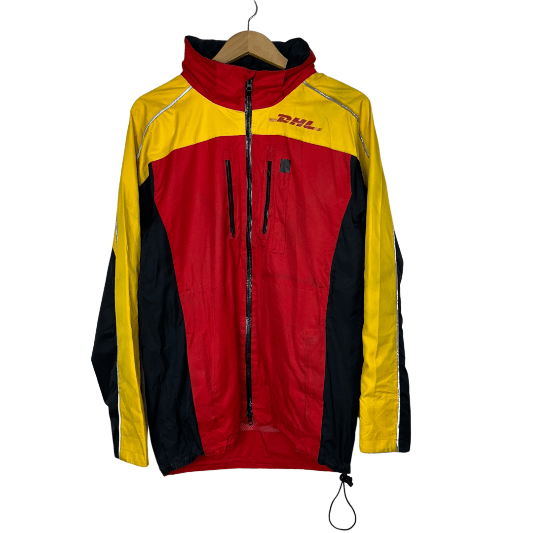 DHL Jacket with Foldable Hood Large - Funkify