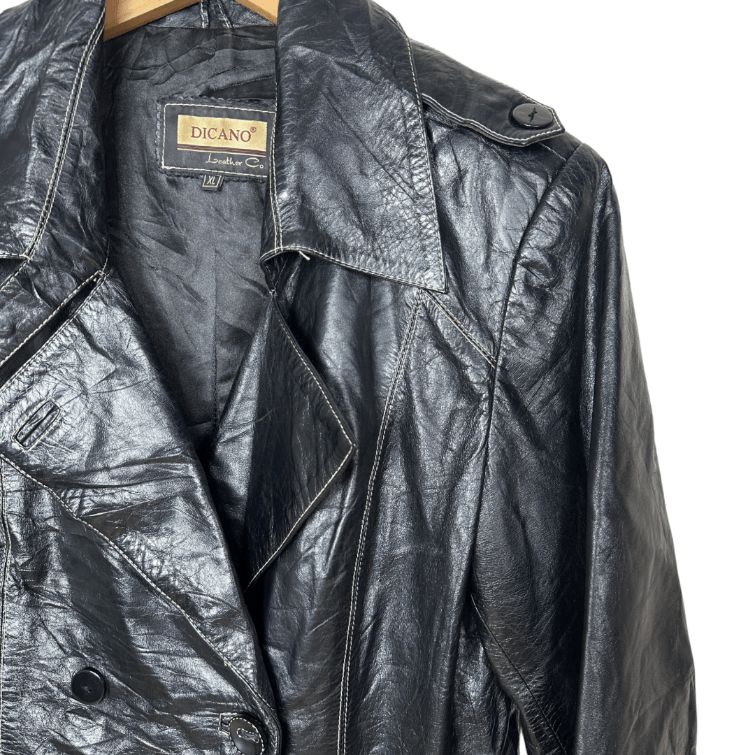 Dicano Genuine Leather Women's Jacket Small - Funkify