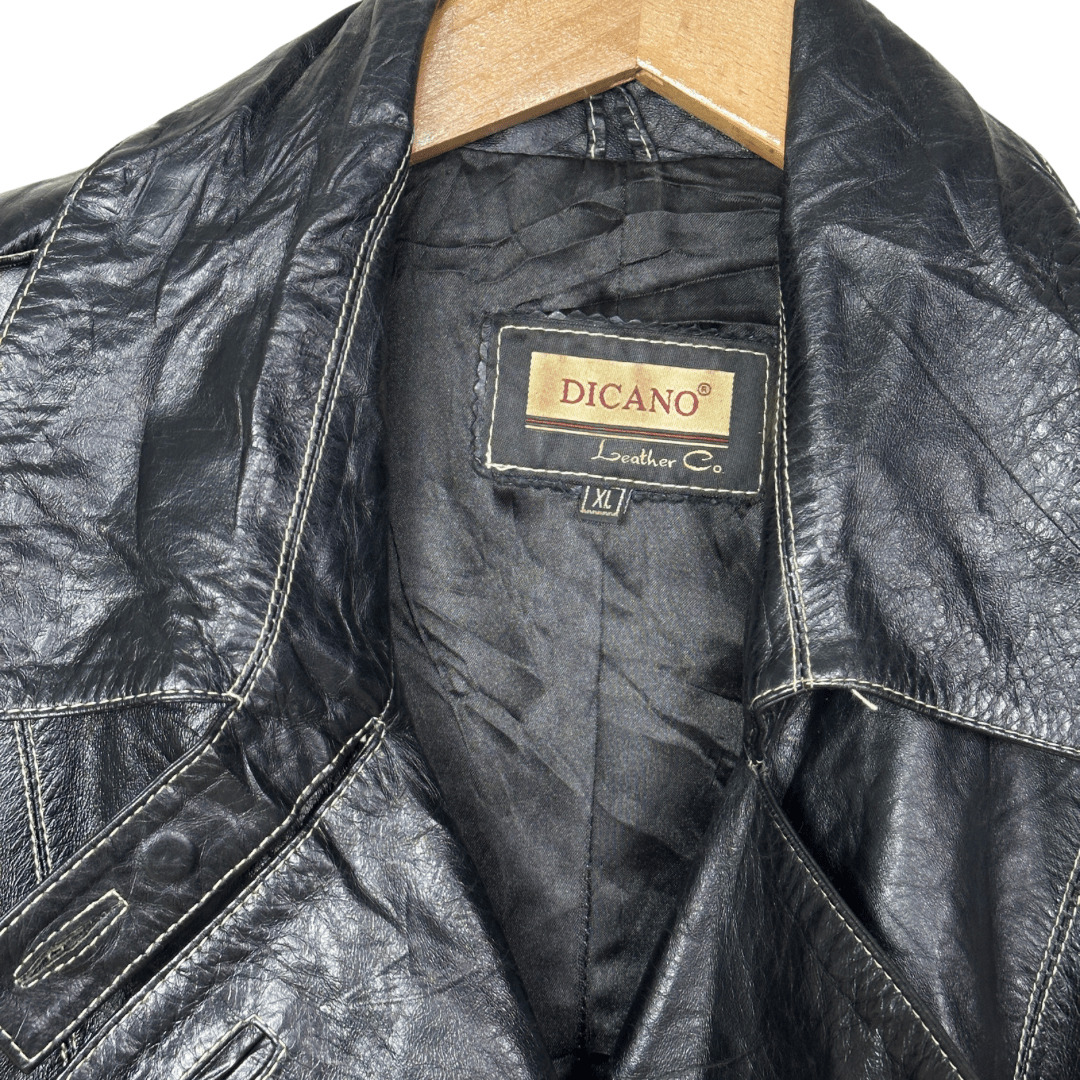 Dicano Genuine Leather Women's Jacket Small - Funkify