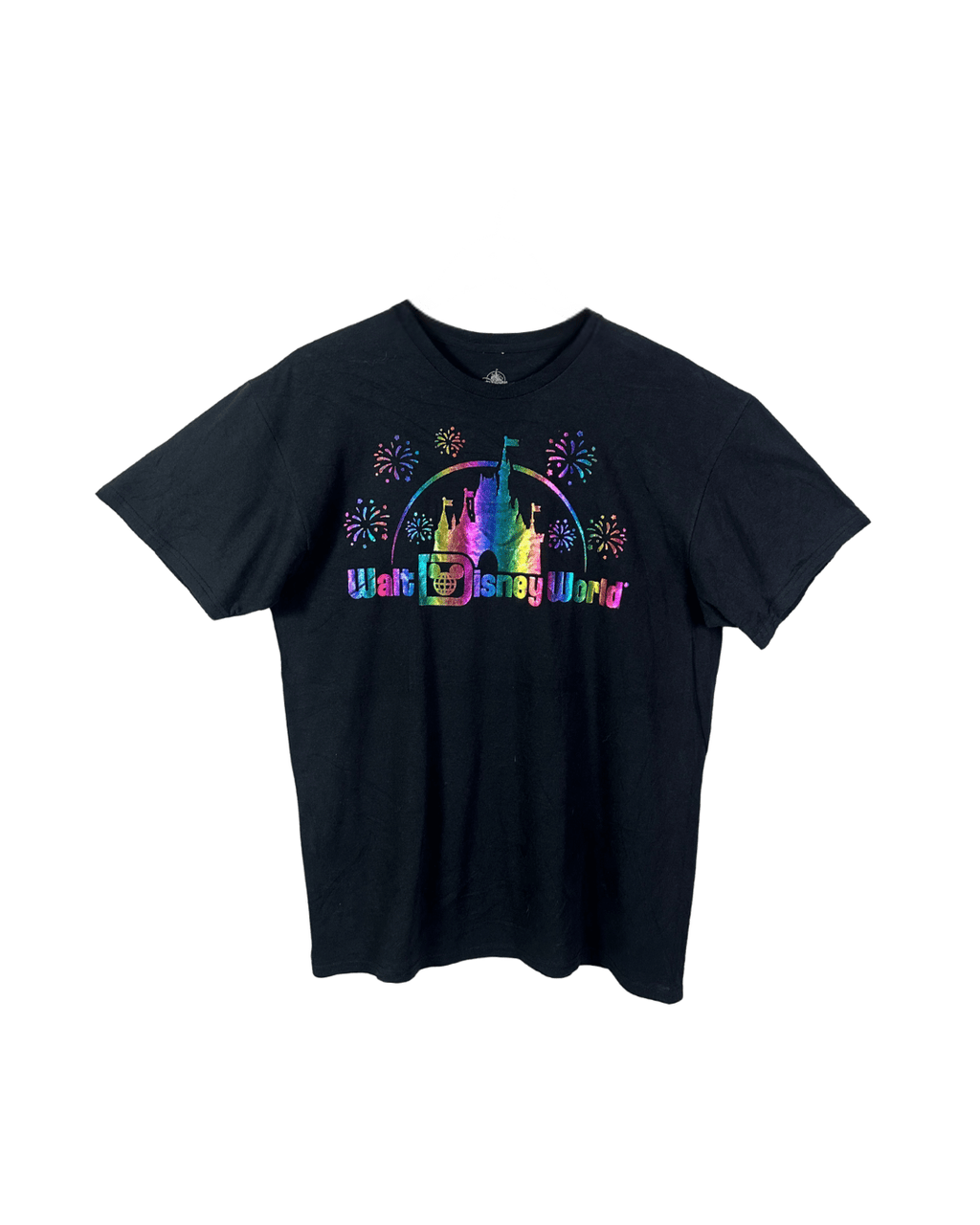 Disney Land Paris Holographic T-Shirt Large - Funkify