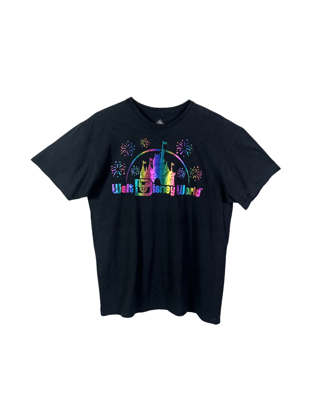 Disney Land Paris Holographic T-Shirt Large - Funkify