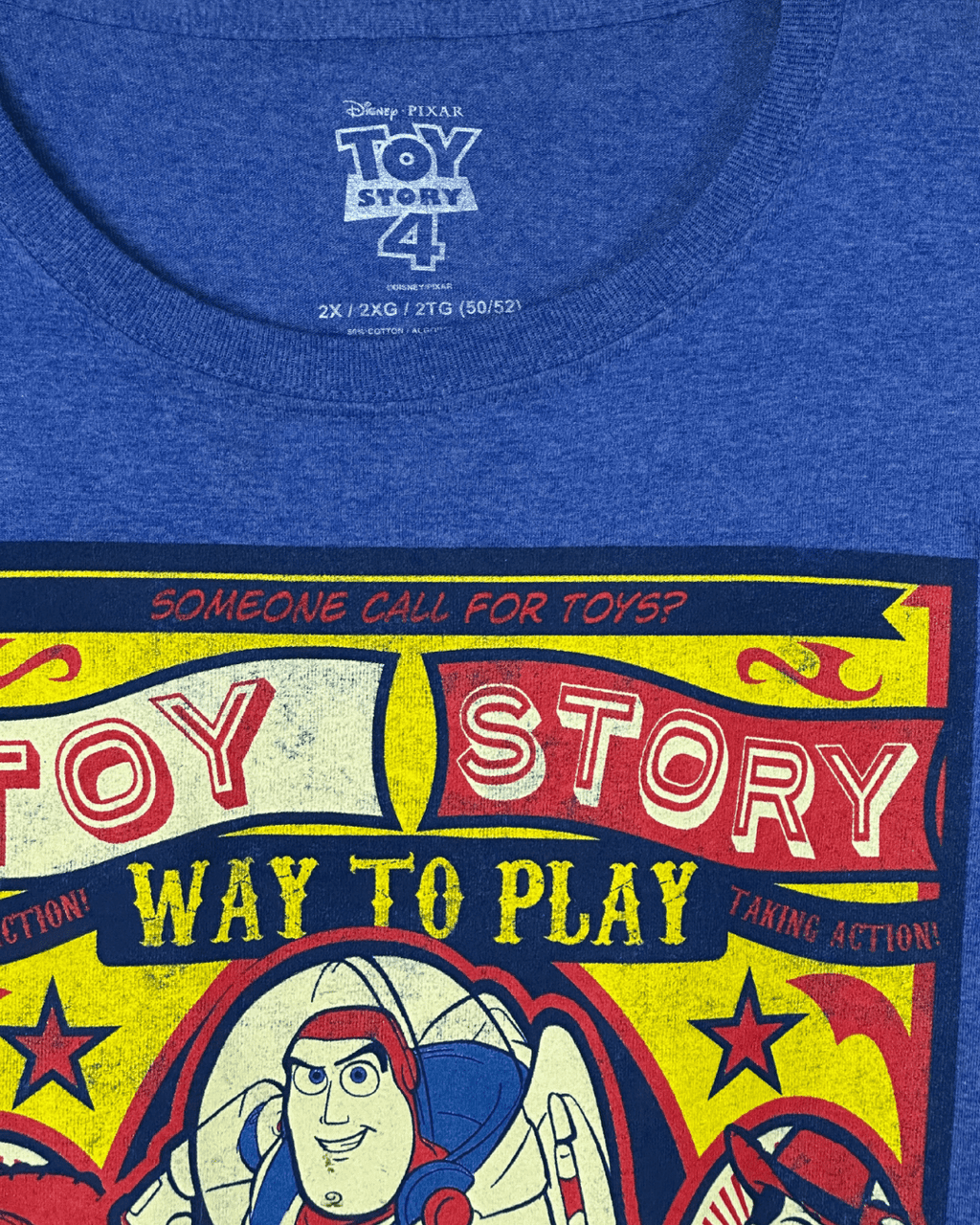 Disney Pixar Toy Story 4 Graphic T-Shirt 2XL - Funkify