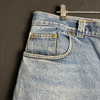 Distressed Hem Jorts 2XL - Funkify