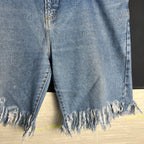 Distressed Hem Jorts 2XL - Funkify