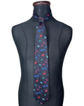 Dog pattern necktie 9 cm - Funkify
