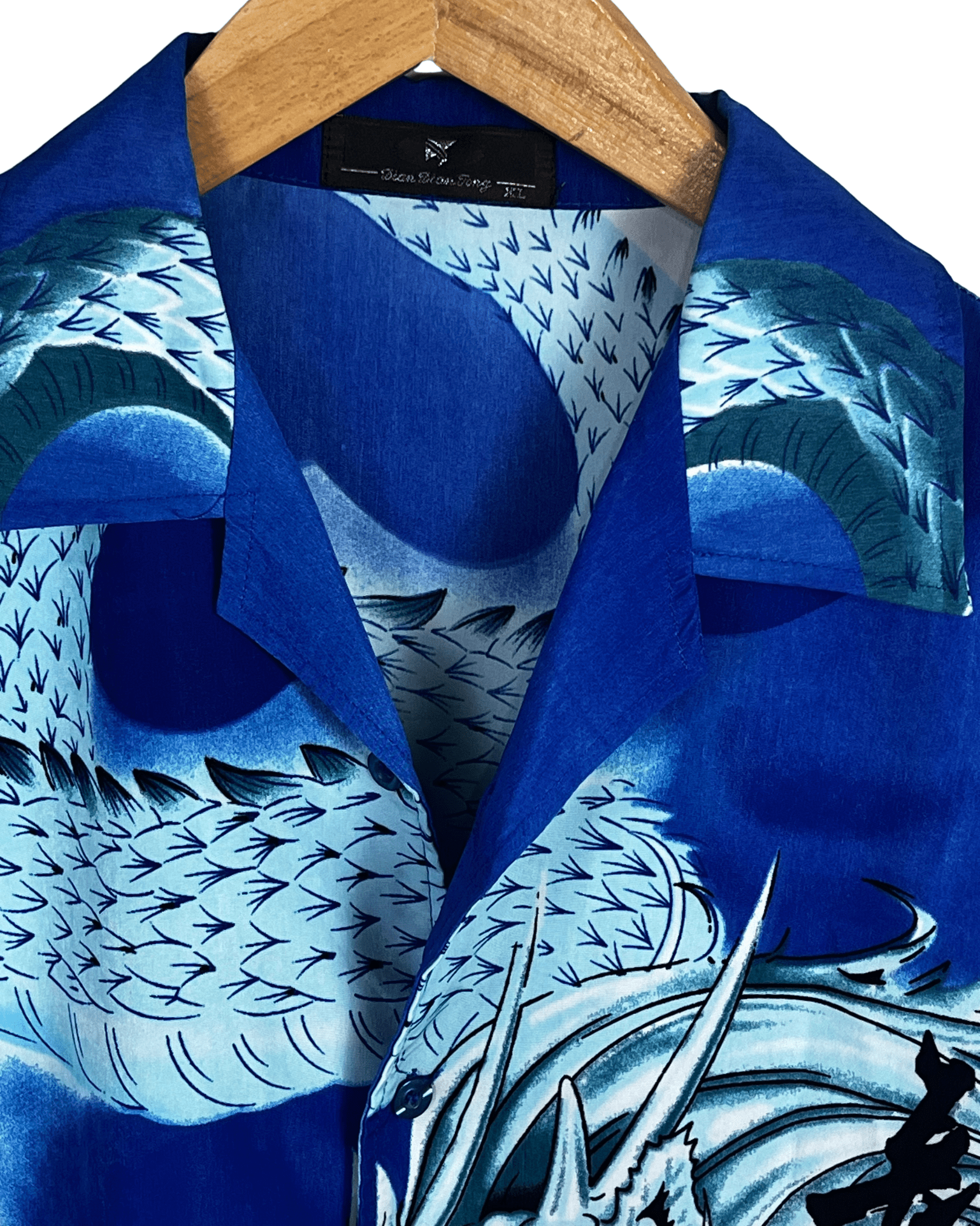 Dragon Print Shirt XL - Funkify