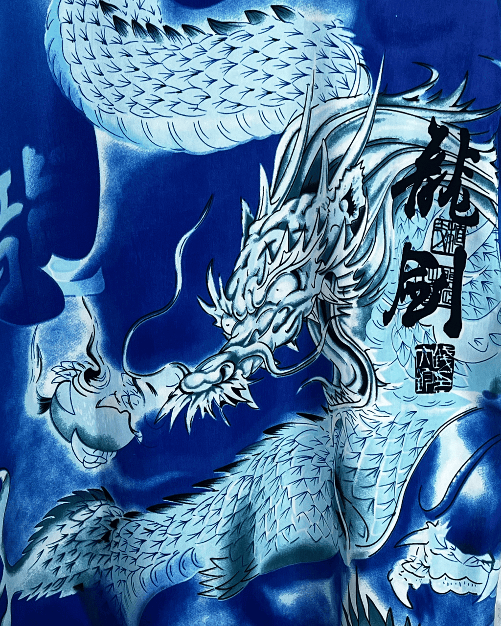 Dragon Print Shirt XL - Funkify