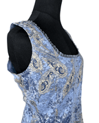 Dress Barn Brocade Fish Hook Closure Corset - Style Top - Funkify