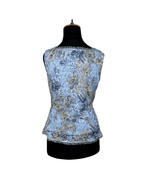Dress Barn Brocade Fish Hook Closure Corset - Style Top - Funkify