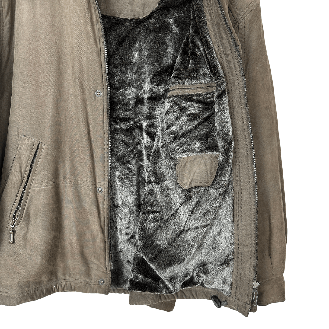 Dressing Privilege Fur-lined Jacket 2XL - Funkify
