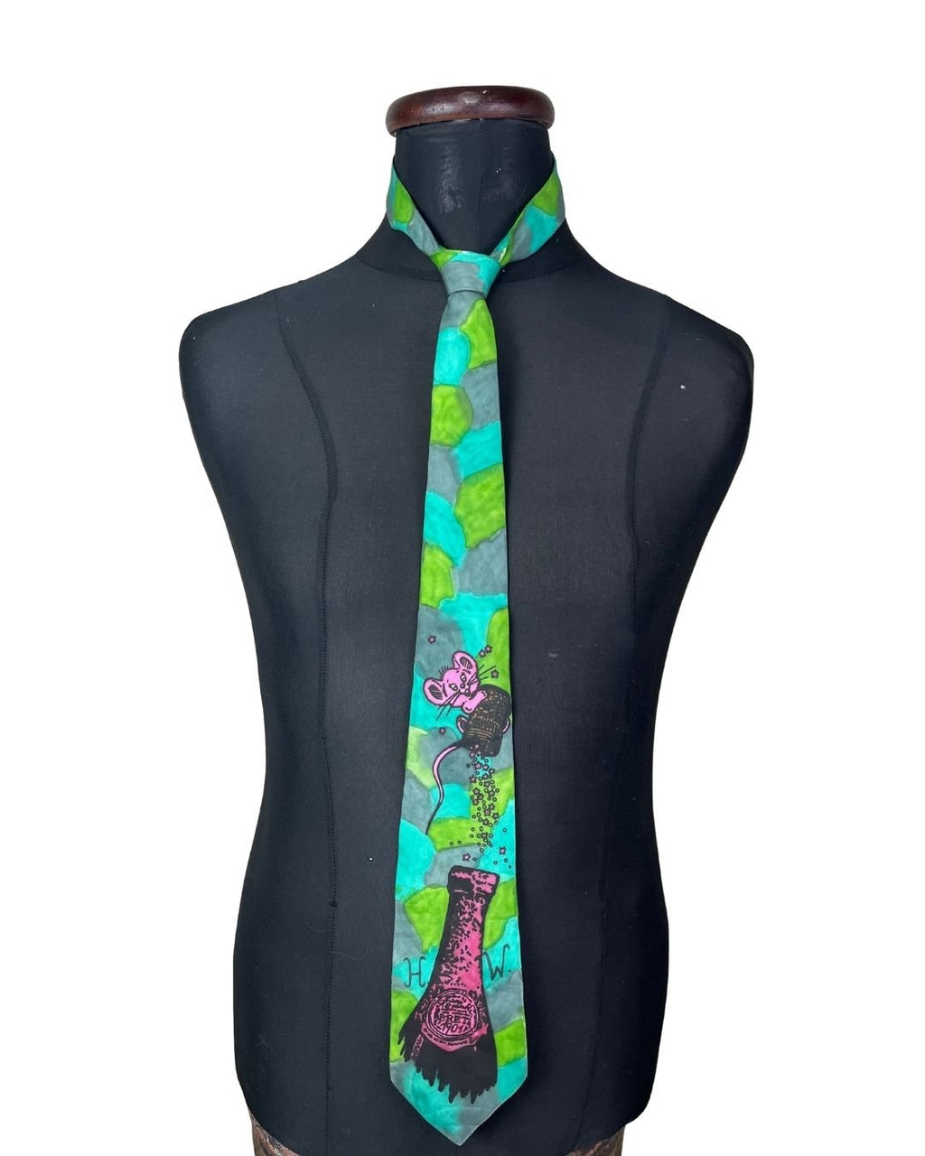 Drunk Rat necktie 9.5 cm - Funkify