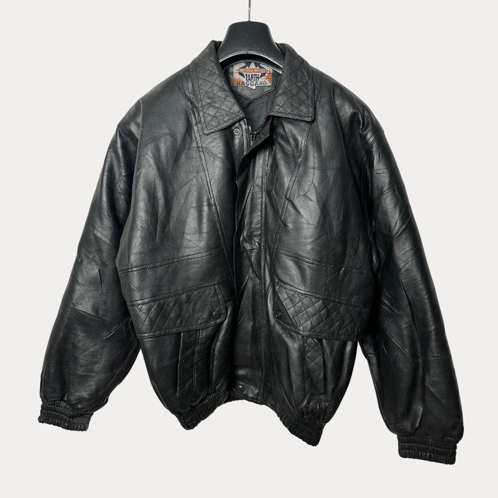 Earth Haggard Genuine Leather Jacket medium - Funkify