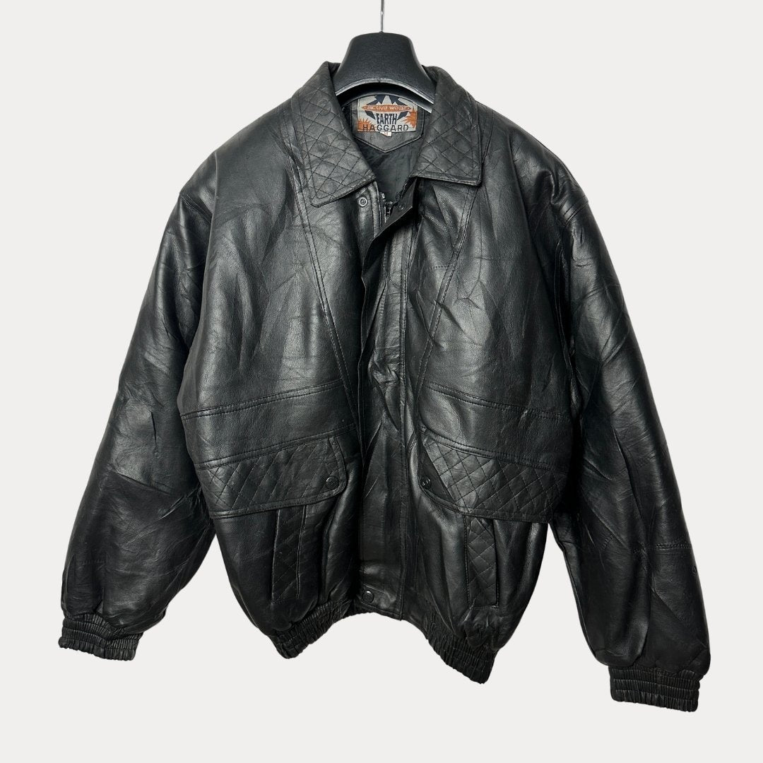 Earth Haggard Genuine Leather Jacket medium - Funkify