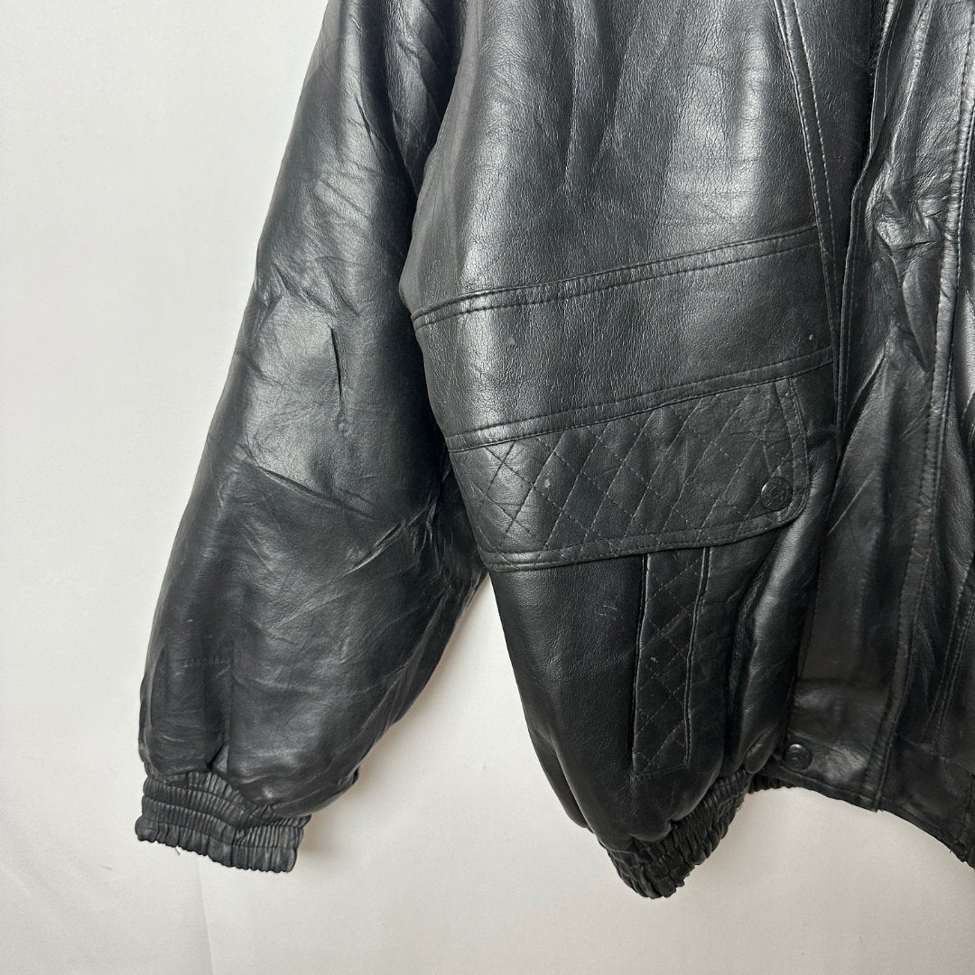 Earth Haggard Genuine Leather Jacket medium - Funkify