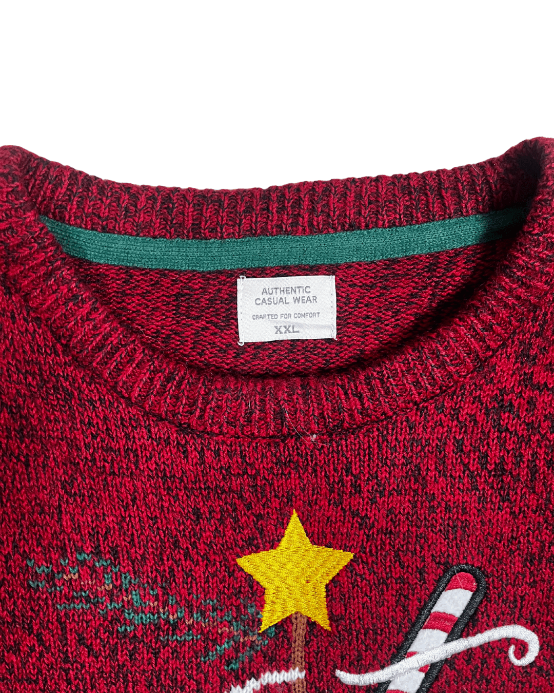 Eat Drink & Be Merry Christmas Sweater 2XL - Funkify