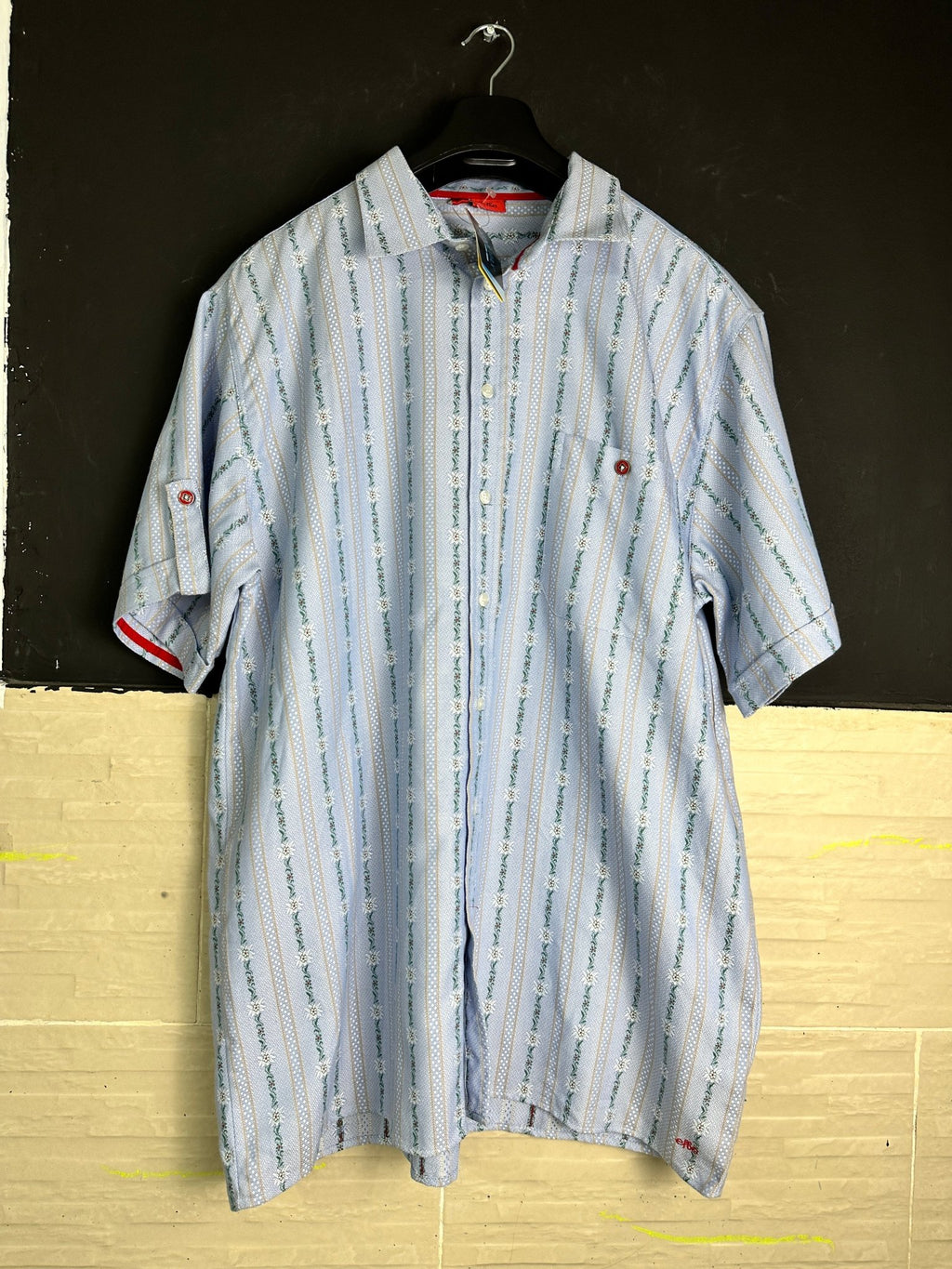 EFBE Traditional Swiss Edelweiss Shirt with Tags - Funkify