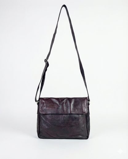 Vintage Embossed Egyptian Pharaonic Genuine Leather Bag